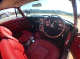 1968 Aston Martin for weddings in Basingstoke